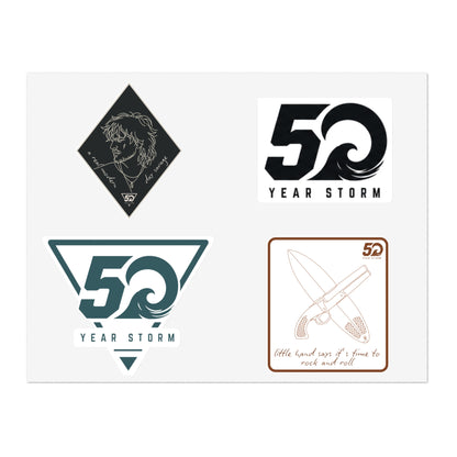 50-Year Storm Sticker Sheet