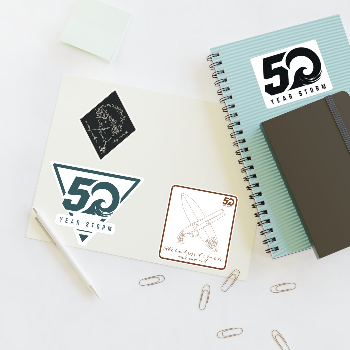 50-Year Storm Sticker Sheet
