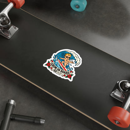 Grom on Board Die-Cut Sticker